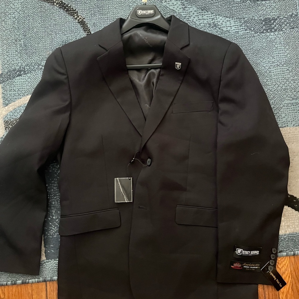 Stacy Adams Men's Black Blazer